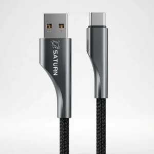 کابل شارژ سریع USB-A به تایپ سی 30 وات 1.2 متری SARURN سترن SC14C