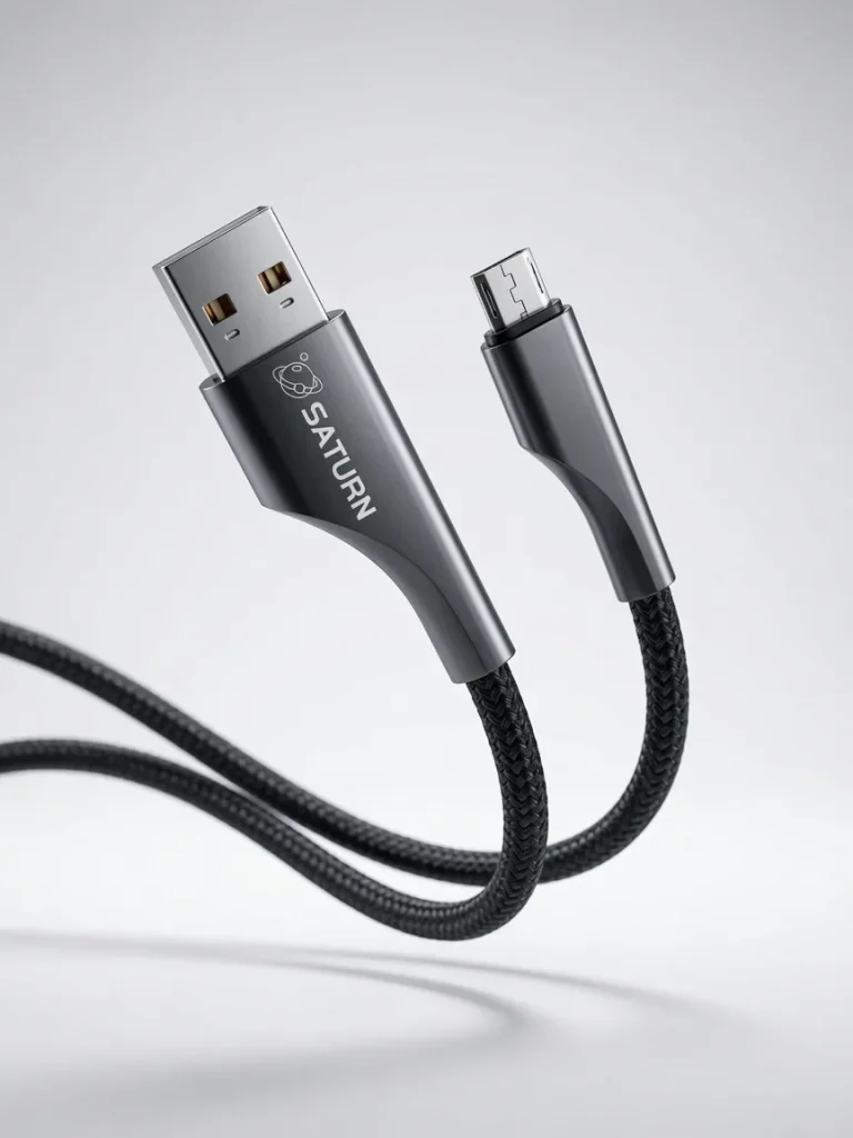 کابل شارژ سریع USB-A به میکرو 18 وات 1.2 متری SARURN سترن SC14M