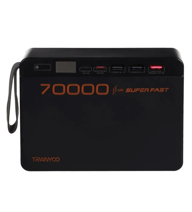 پاور بانک ترانیو مدل T-F17 ظرفیت 70000 میلی آمپرساعت