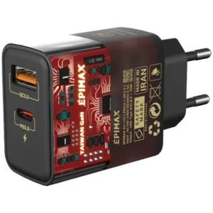 شارژر دیواری 35 وات اپی مکس مدل GaN EU-152