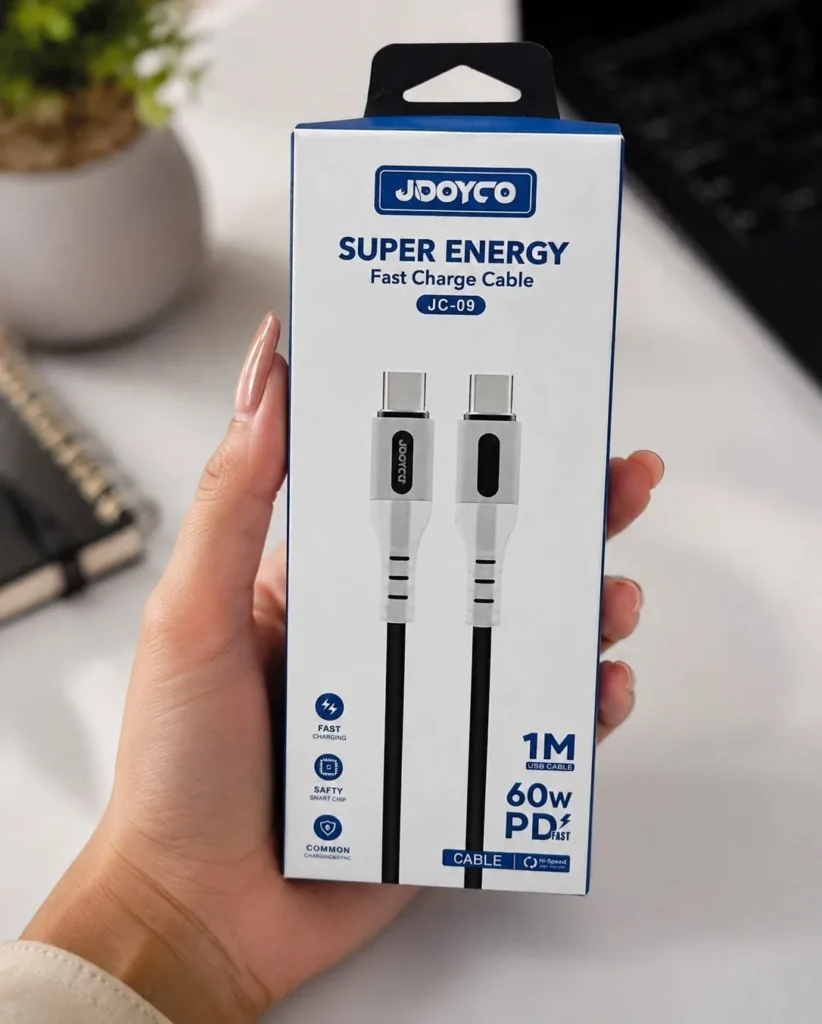 کابل شارژ دو سر تایپ سی جویکو (Jooyco) طول 1 متر مدل JC-0۹