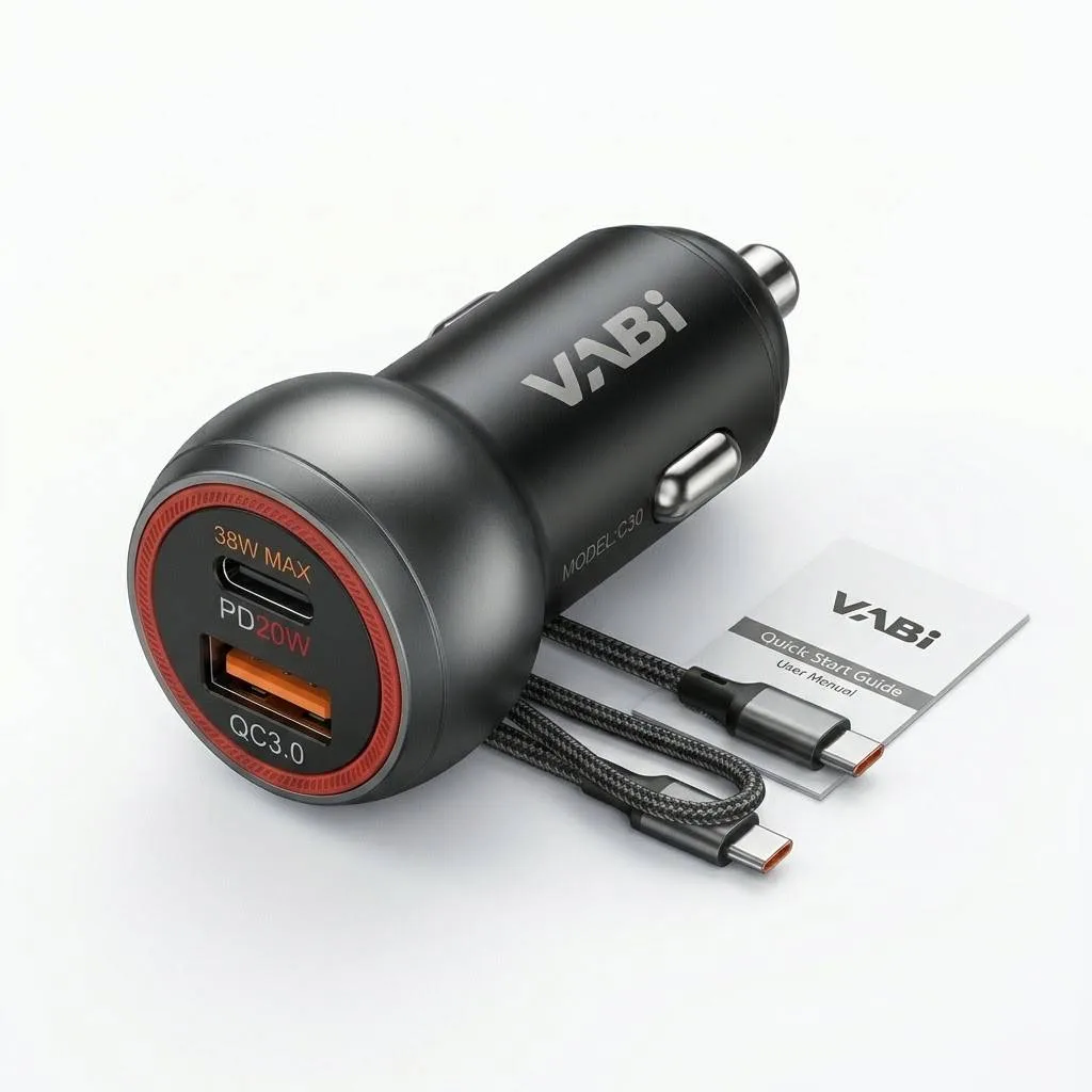 شارژر فندکی وابی VABI C30